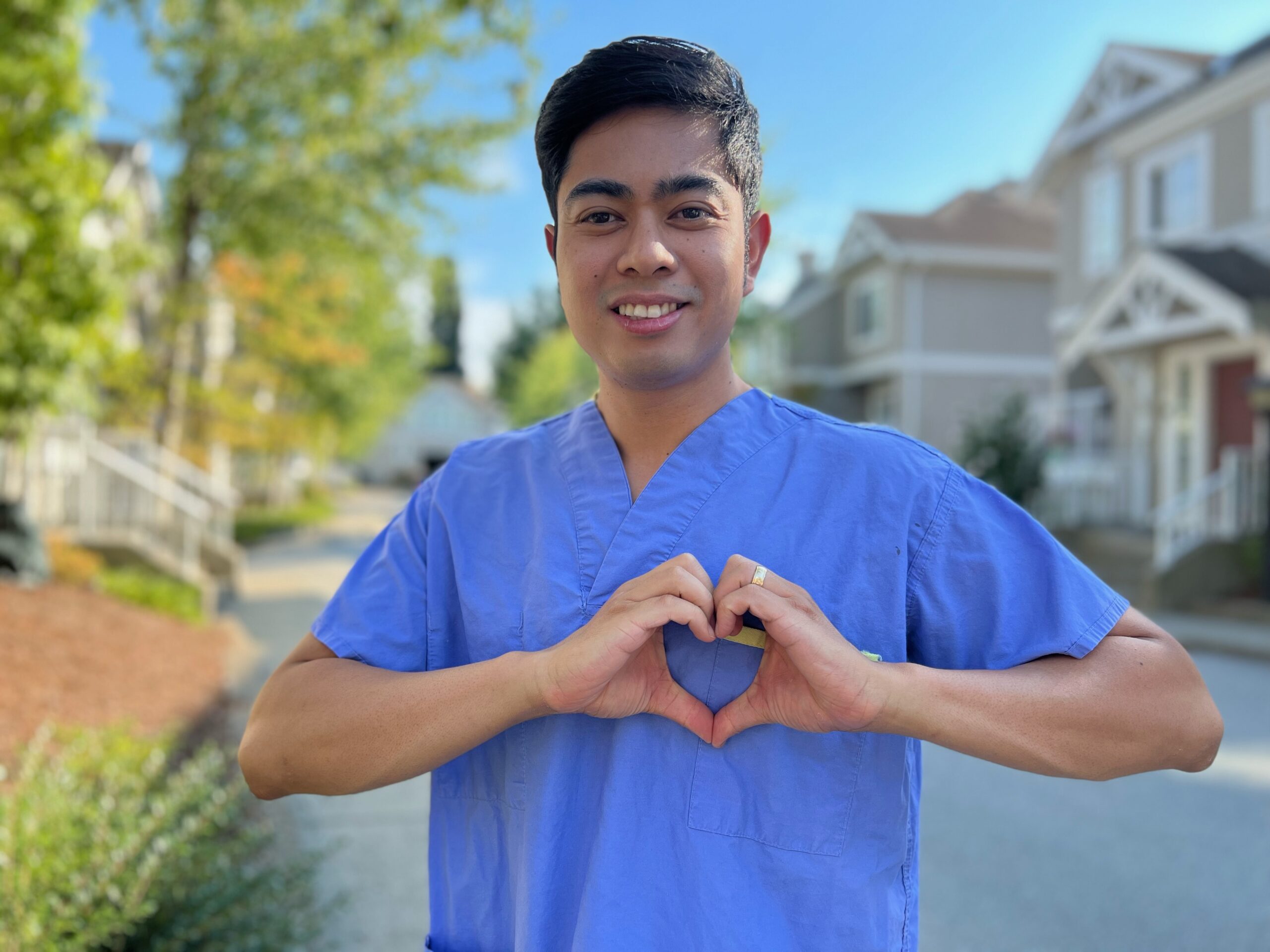 One of our care specialists, Bernard.